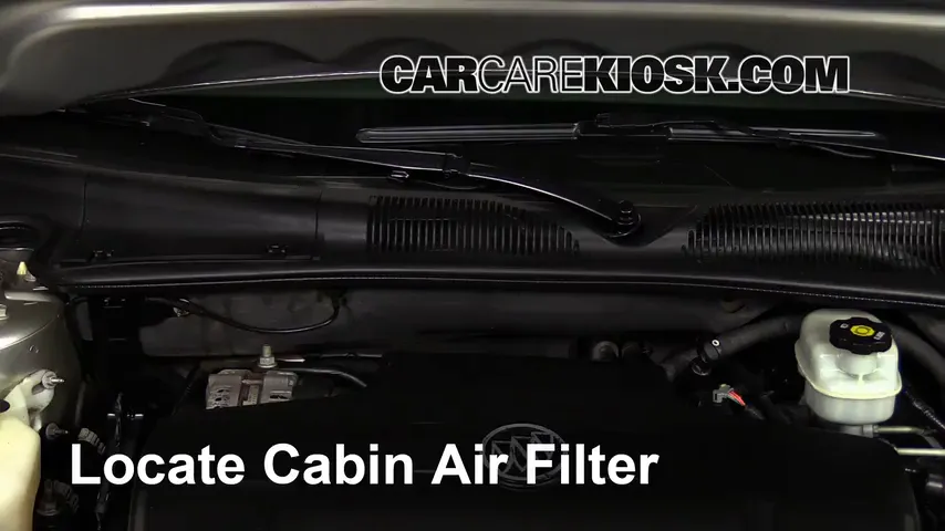 2008 Buick Lucerne CXL 3.8L V6 Filtro de aire (interior) Cambio